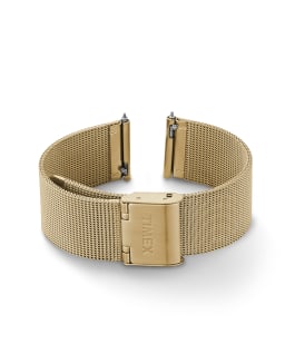 18mm Quick Release Mesh Band Gold-Tone large