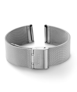 18mm Quick Release Mesh Band Silver-Tone large
