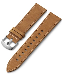 22mm Leather Strap Tan large