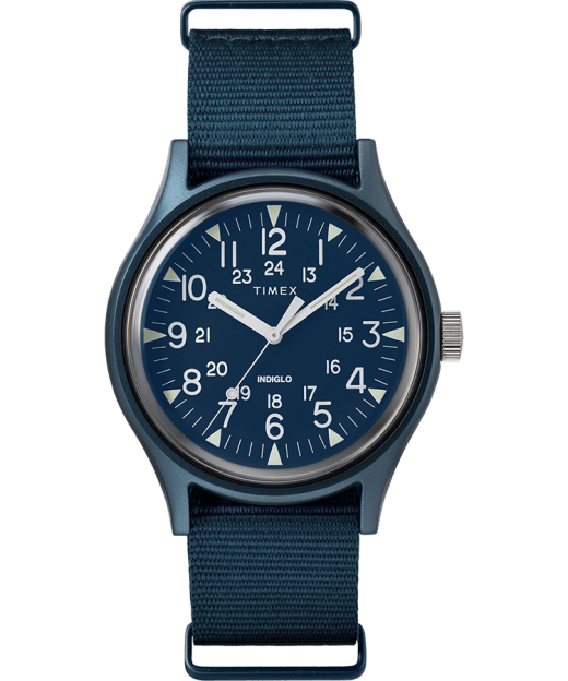 Mk1 Aluminum 40mm Nylon Strap Watch Timex
