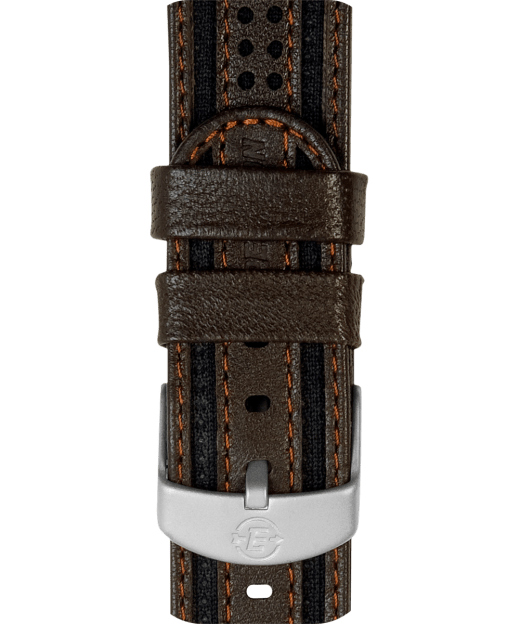 18mm Nylon With Leather Strap Timex