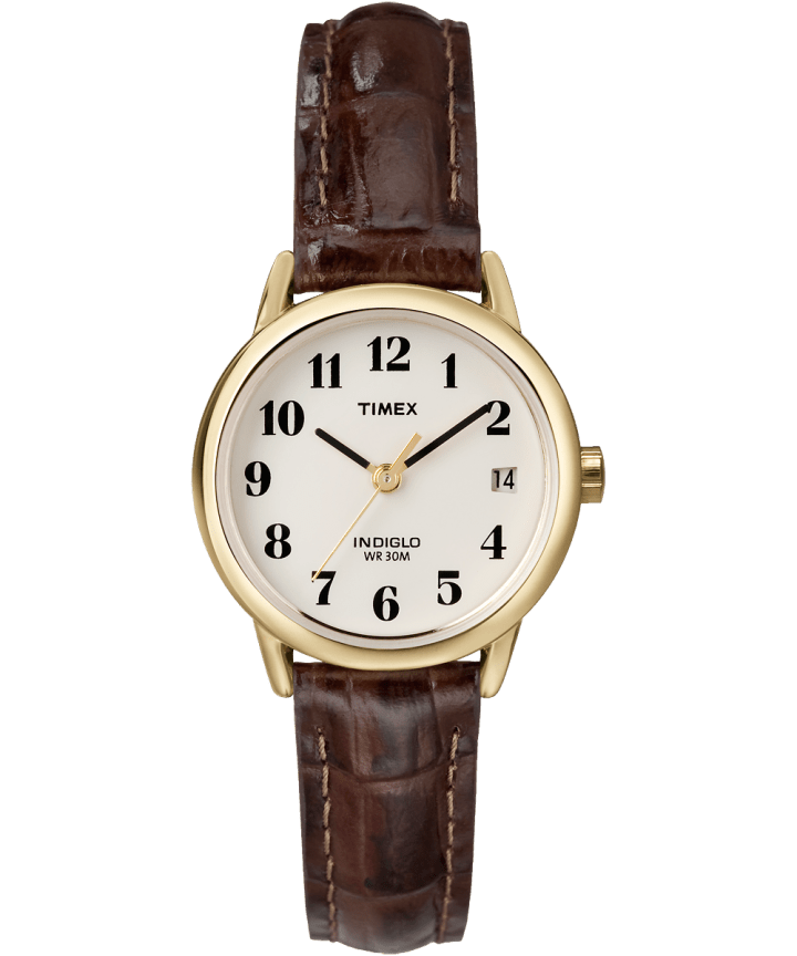 timex leather watch