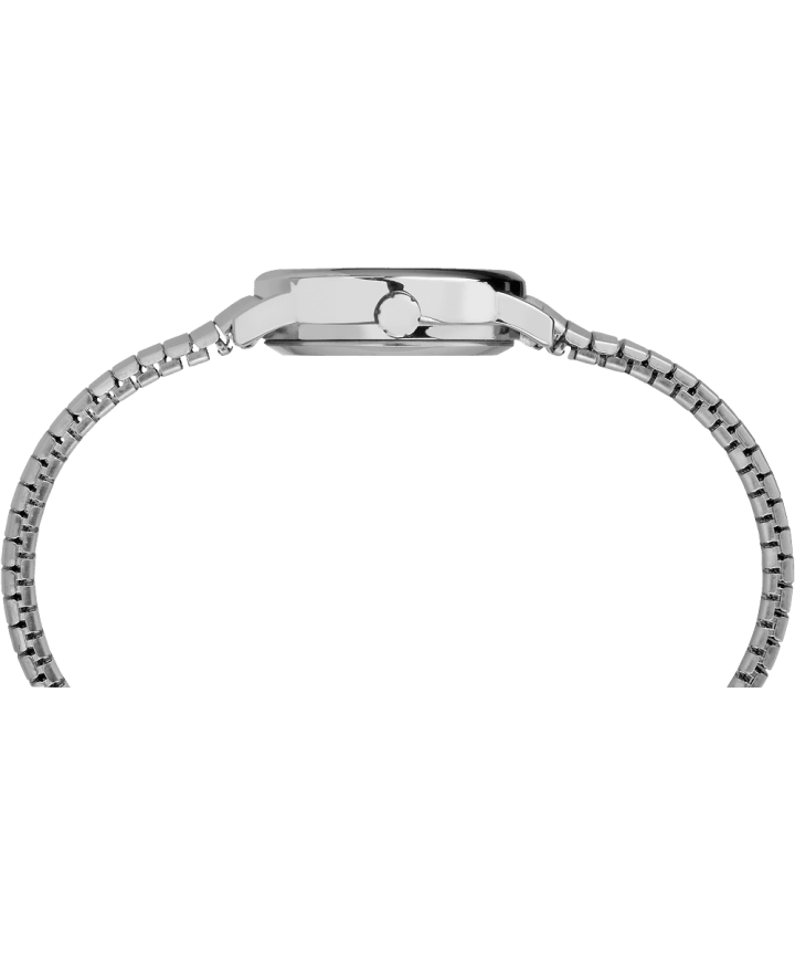 Easy Reader 25mm Expansion Band Watch Silver-Tone/Stainless-Steel/White large