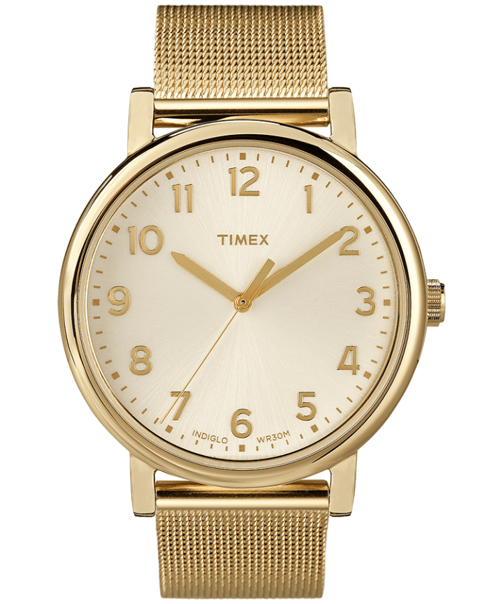 Originals 38mm Mesh Band Watch Gold-Tone/Champagne large