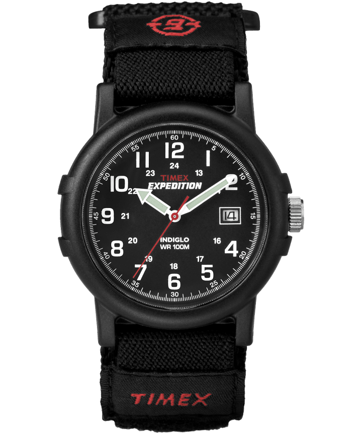 Expedition Camper 38mm Fabric FAST WRAP® Watch Black large