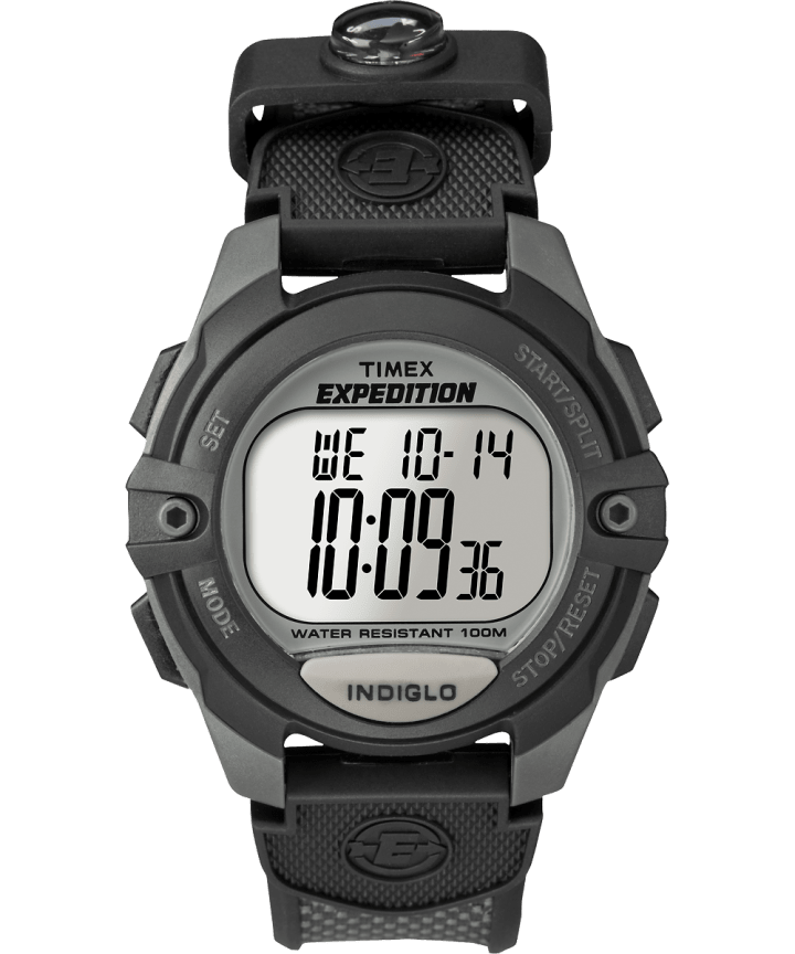 Compass Watch Expedition Chronoalarmtimer From Timex