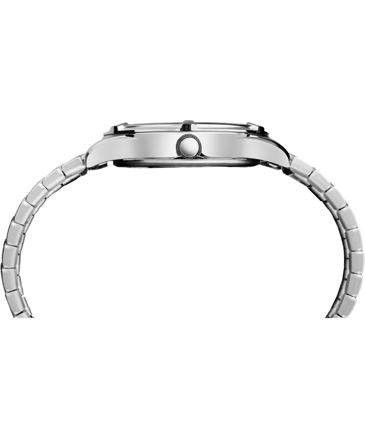 Easton Avenue 39mm Expansion Band Watch Silver-Tone/Black large