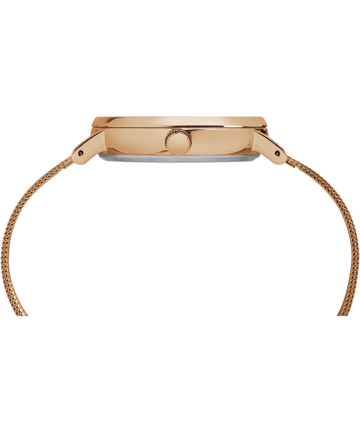 Fairfield 37mm Mesh Band Watch Rose-Gold-Tone/Natural large