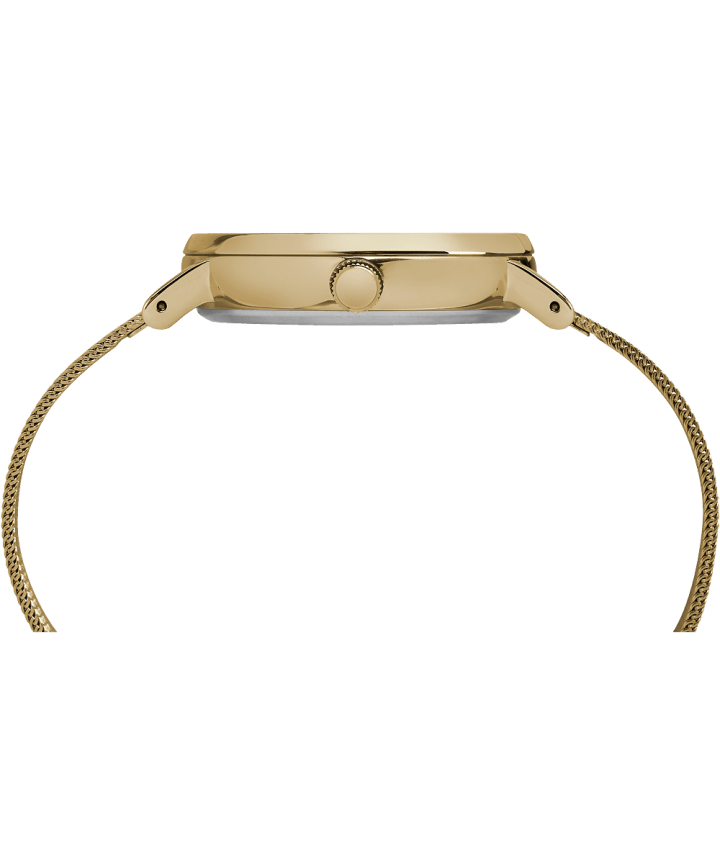 Fairfield 37mm Mesh Band Watch Gold-Tone/Natural large