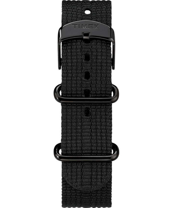 Timex x Todd Snyder Blackjack Inspired 40mm Fabric Strap Watch Black/White large