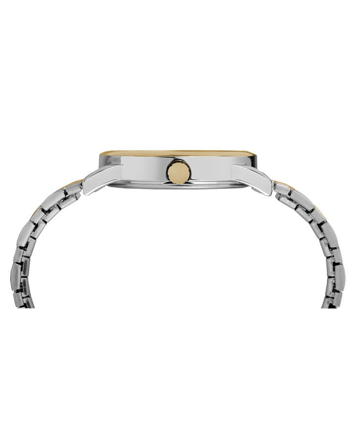 Easy Reader Date 38mm Expansion Band Watch Chrome/Two-Tone/Blue large