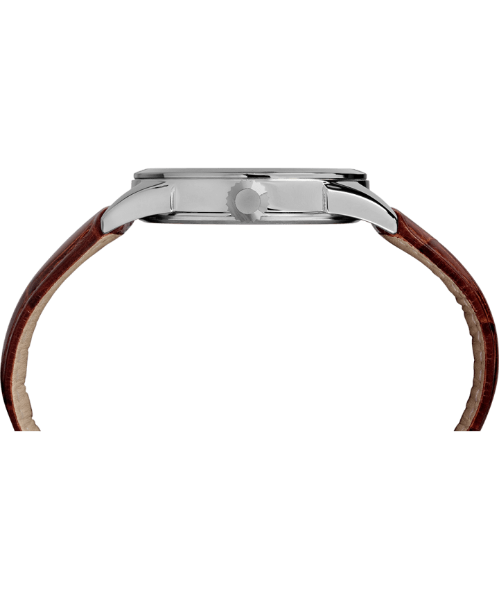 Easy Reader 38mm Leather Strap Watch Blue/Brown large