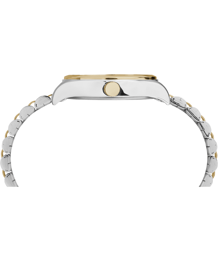 Waterbury Traditional 34mm Stainless Steel Bracelet Watch Two-Tone/White large