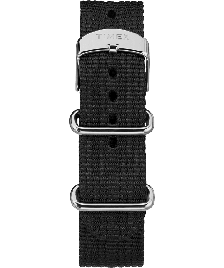 Timex x Todd Snyder MOD Inspired 40mm Fabric Strap Watch Silver-Tone/Black/White large