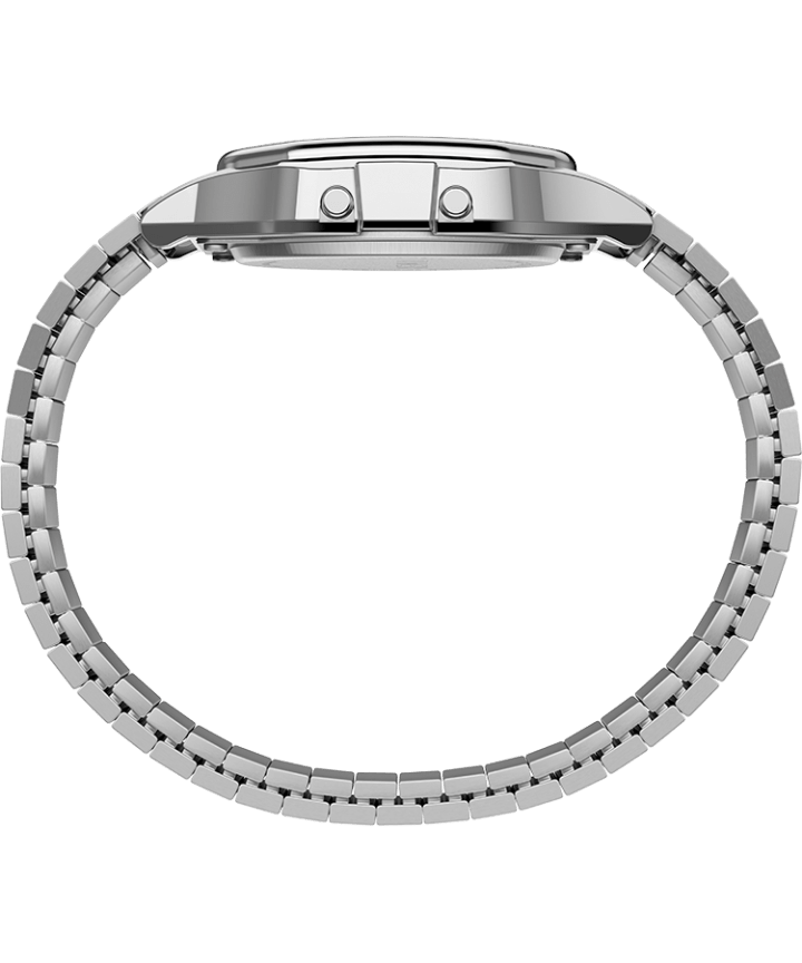 Timex T80 34mm Stainless Steel Expansion Band Watch Silver-Tone large
