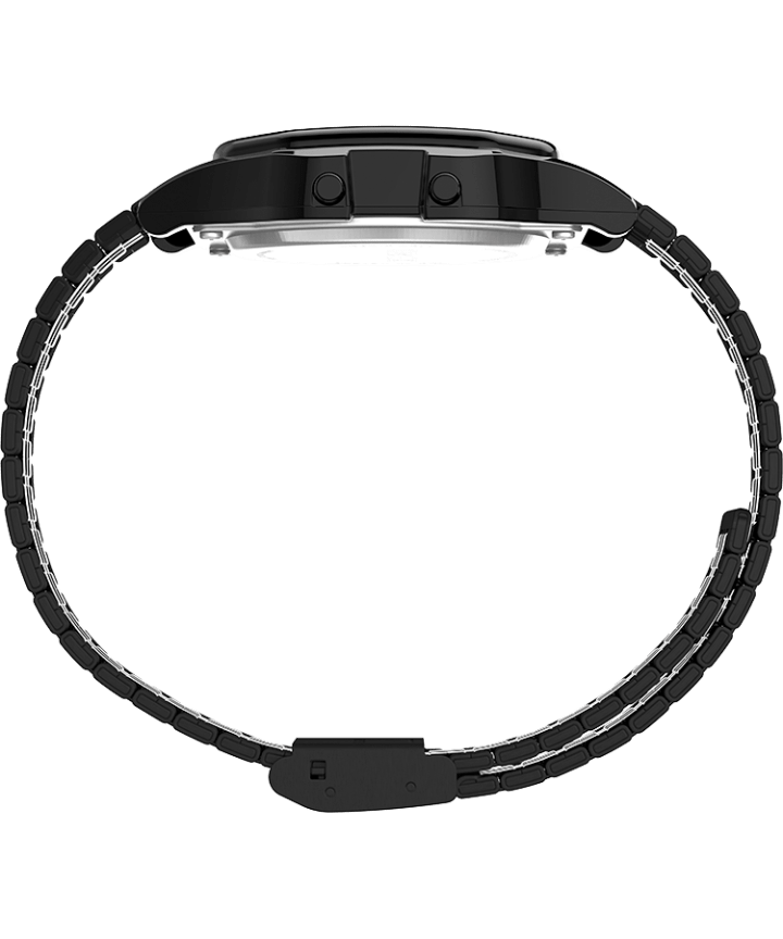 Timex T80 34mm Stainless Steel Bracelet Watch Black large