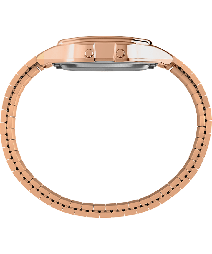 Timex T80 34mm Stainless Steel Expansion Band Watch Rose-Gold-Tone large