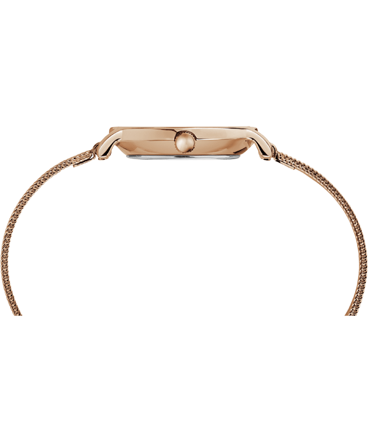 Milano Oval 24mm Mesh Band Watch Rose-Gold-Tone large