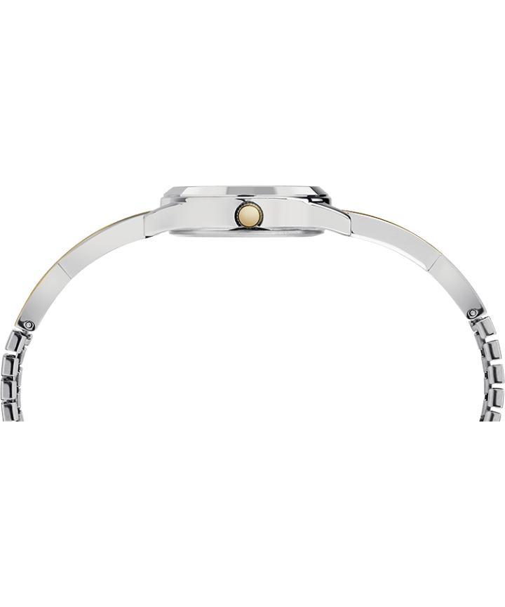 Fashion Stretch Bangle 25mm Expansion Band Watch Chrome/Two-Tone/Silver-Tone large