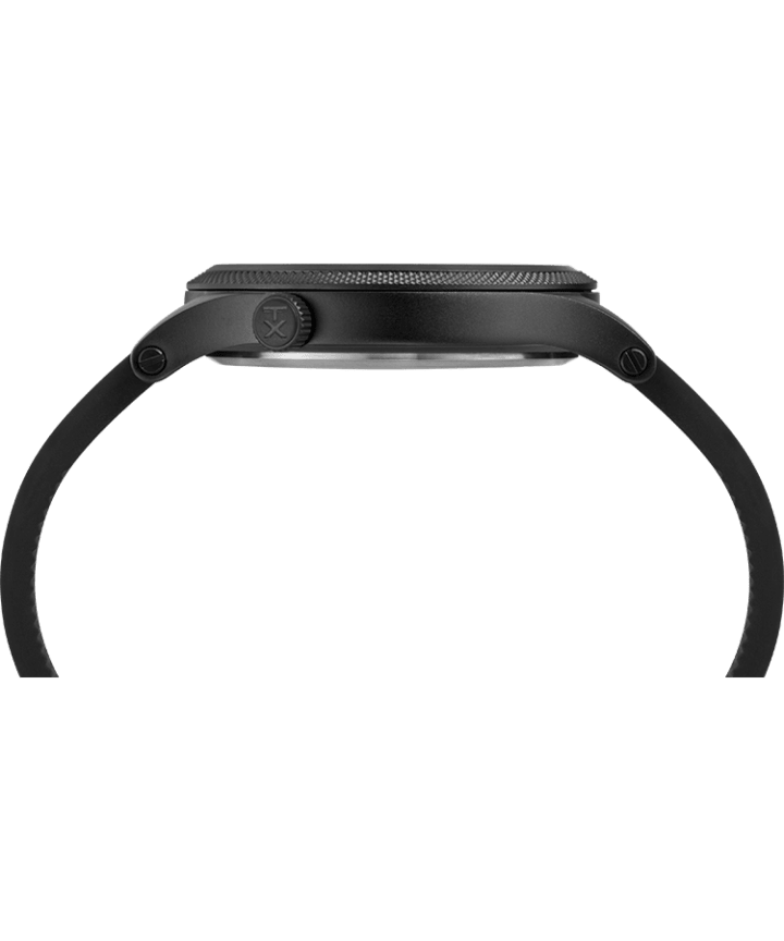 Allied LT 40mm Silicone Strap Watch Black large