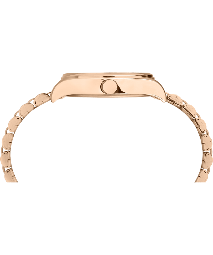 Waterbury Traditional 34mm Stainless Steel Bracelet Watch Rose-Gold-Tone/Cream large