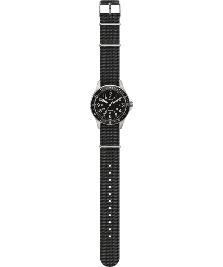 Navi Ocean 38mm Fabric Strap Watch Stainless-Steel/Gray/Black large
