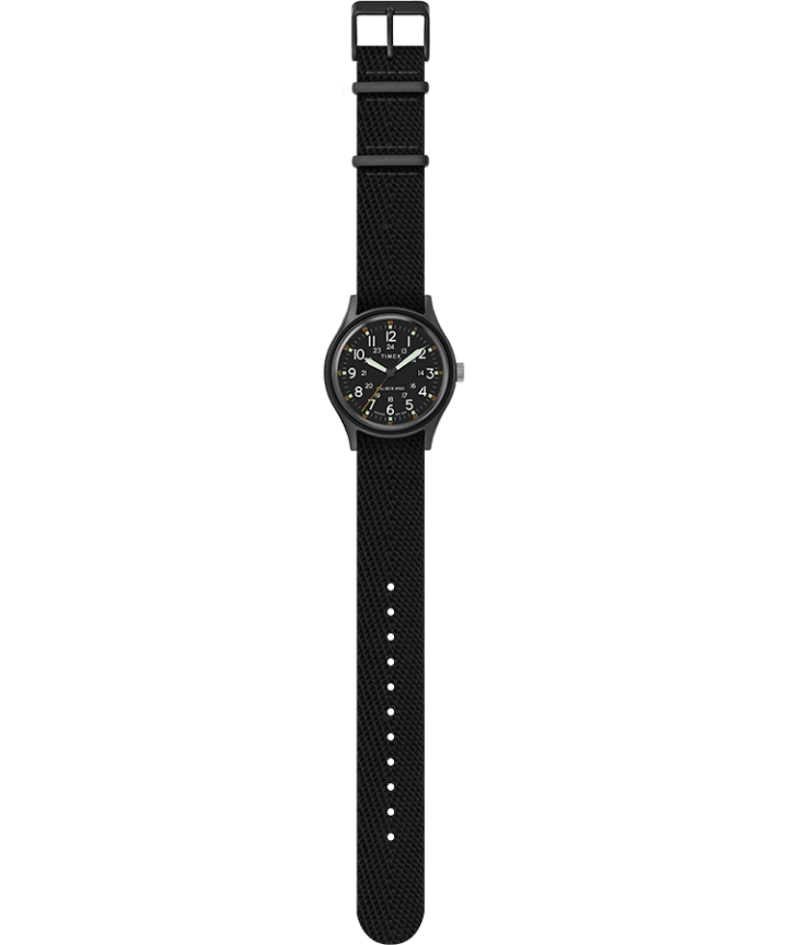 MK1 40mm Fabric Style Watch Black/Black large