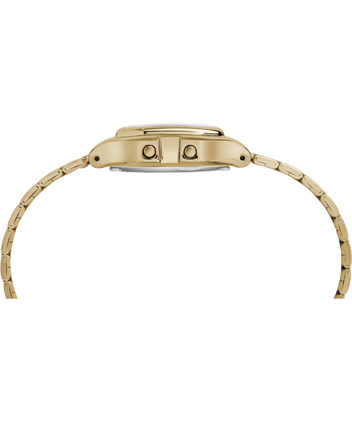 Digital Mini 27mm Bracelet Watch Gold-Tone large