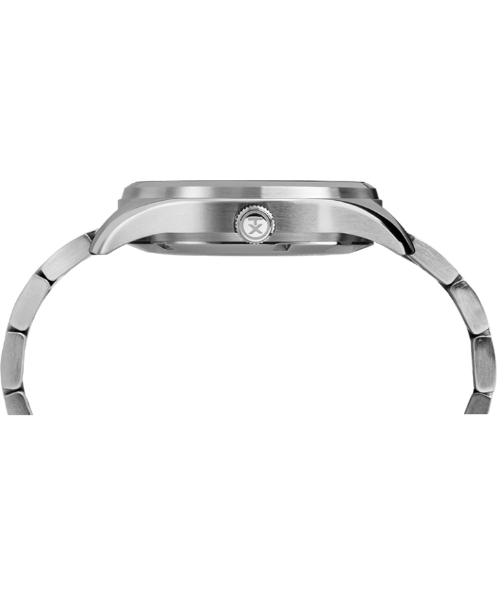 Waterbury Traditional Automatic 42mm Stainless Steel Bracelet Watch Stainless-Steel/Black large