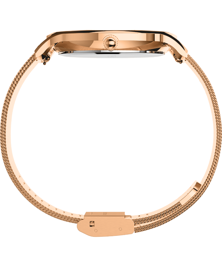 Transcend™ 38mm Stainless Steel Mesh Band Watch Rose-Gold-Tone/Pink large