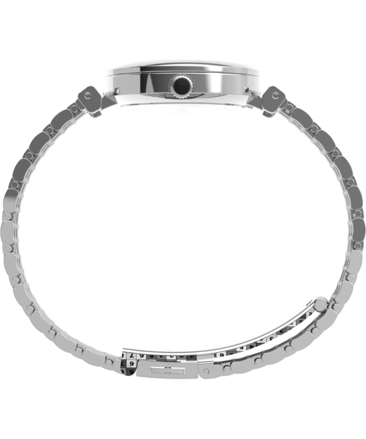 Parisienne 28mm Stainless Steel Bracelet Watch Silver-Tone/Mother-of-Pearl large