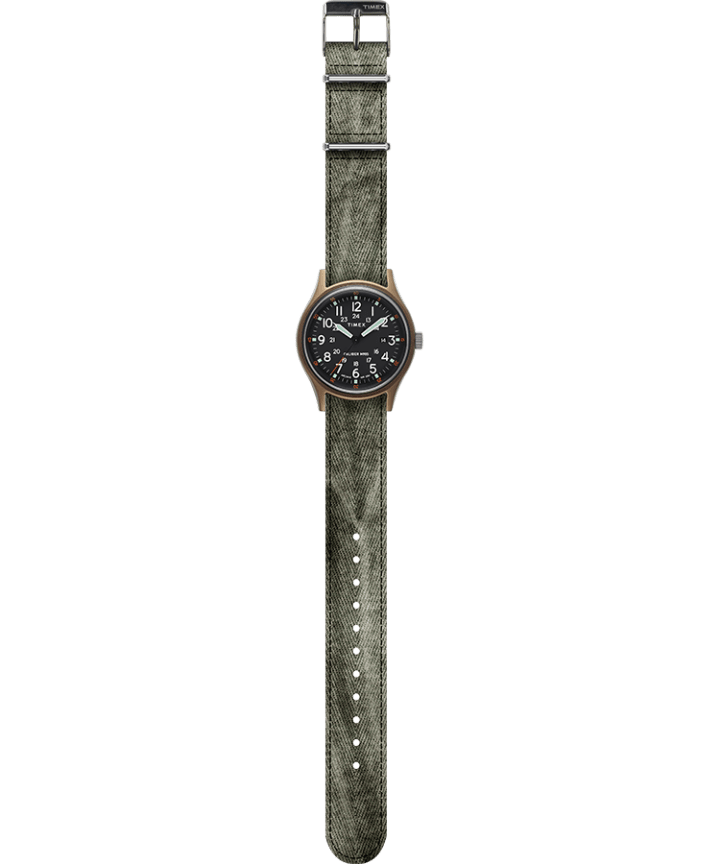 MK1 40mm Fabric Strap Watch Green large