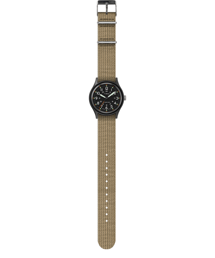 MK1 40mm Fabric Strap Watch Black/Olive large