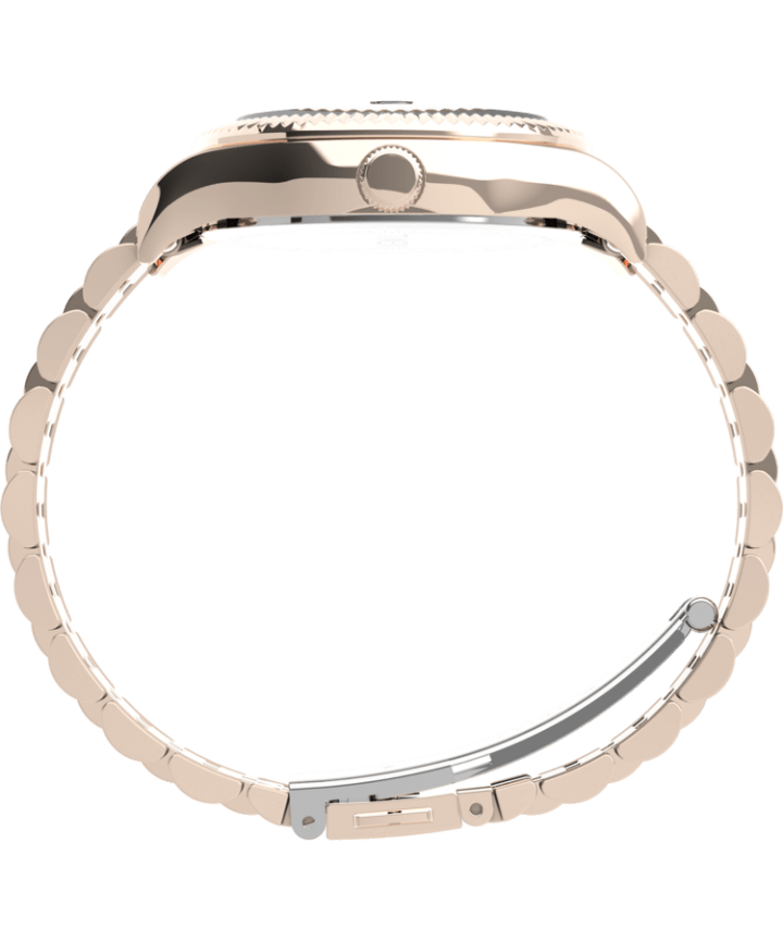Waterbury Legacy 34mm Stainless Steel Bracelet Watch Rose-Gold-Tone/Blue large