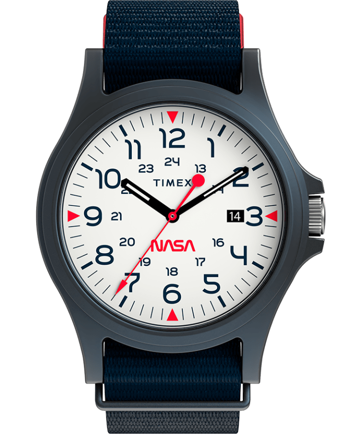 timex acadia resin and grosgrain watch