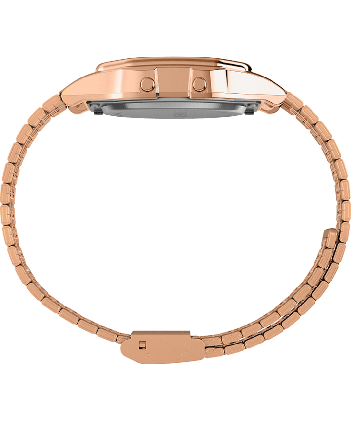 Timex T80 34mm Stainless Steel Bracelet Watch Rose-Gold-Tone large