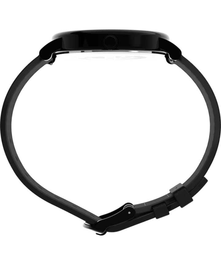 Originals 42mm Leather Strap Watch Black large