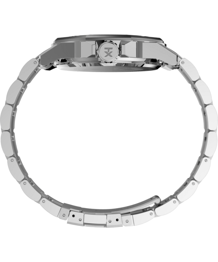 Essex Avenue 44mm Stainless Steel Bracelet Watch Silver-Tone/Stainless-Steel/Black large