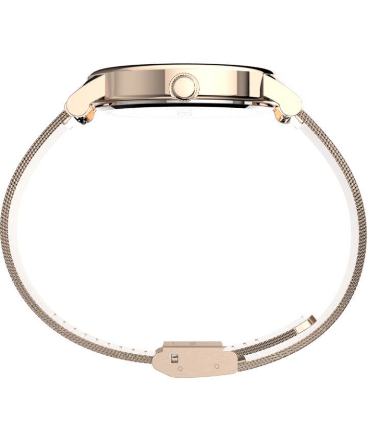 Full Bloom 38mm Mesh Bracelet Watch Rose-Gold-Tone/Pink large