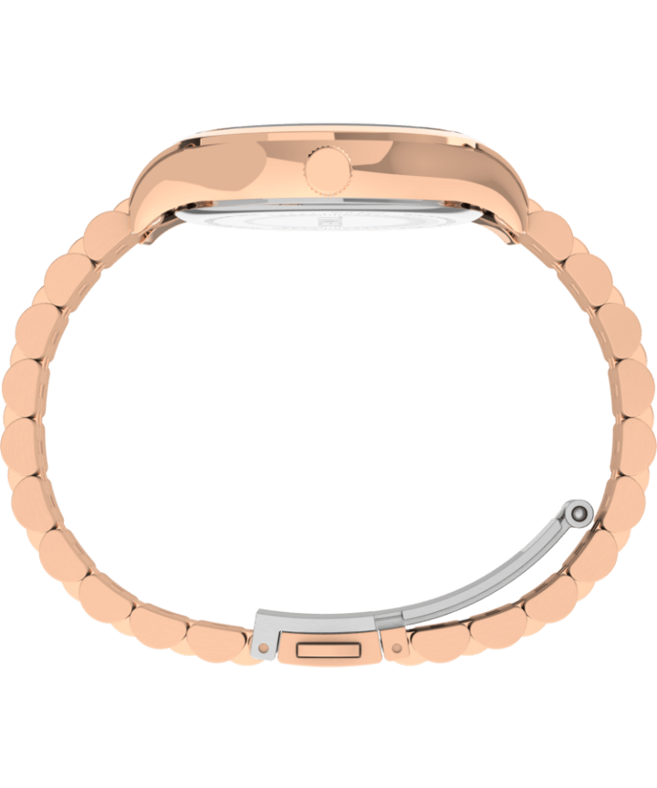 Waterbury Neon 34mm Stainless Steel Bracelet Watch Rose-Gold-Tone/Cream large