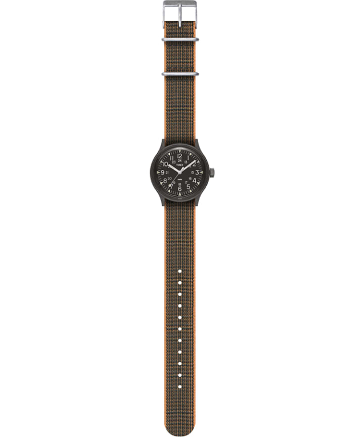 MK1 36mm Fabric Strap Watch Black large