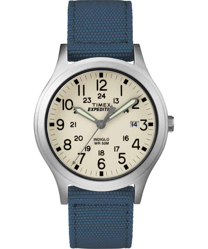 Expedition Scout 36mm Fabric Strap Watch Blue large