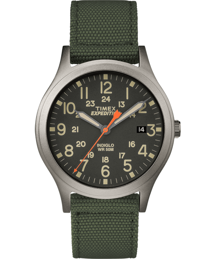 Expedition Scout 36mm Fabric Strap Watch Green large