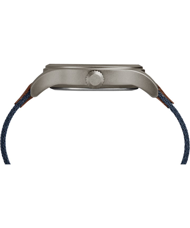 Expedition Scout 40mm Fabric Strap Watch Gray/Blue large