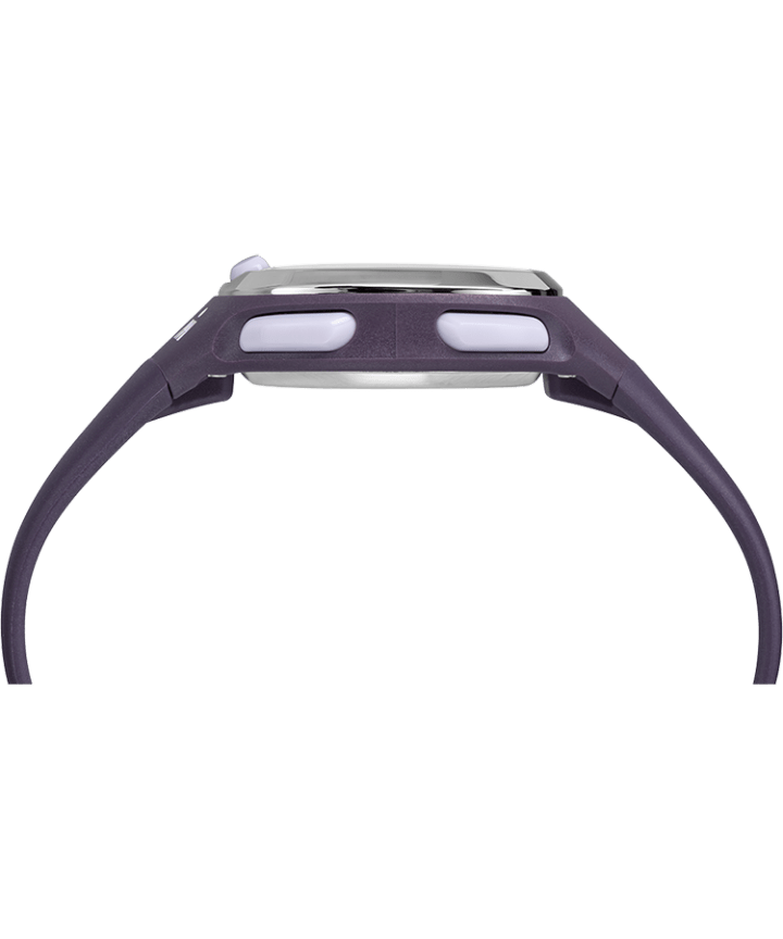 Ironman Transit 33mm Mid-Size Resin Strap Watch Purple/Silver-Tone large