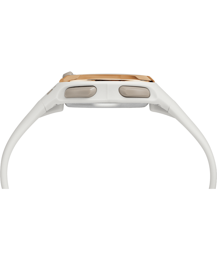 Ironman Transit 33mm Mid-Size Resin Strap Watch White/Rose-Gold-Tone large