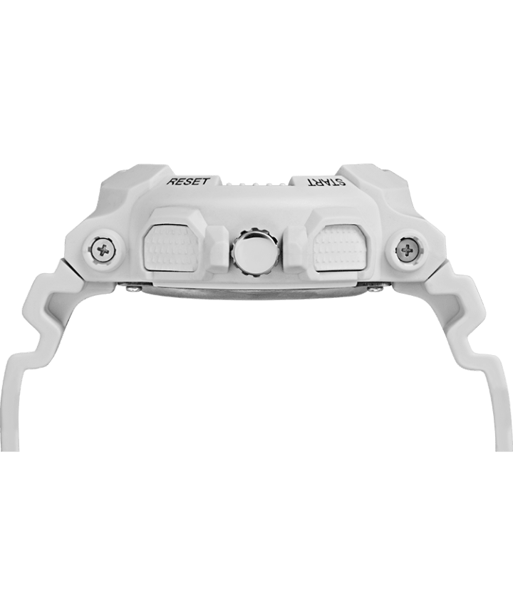The HQ DGTL™ 50MM Resin Strap Combo Watch White/Silver-Tone large