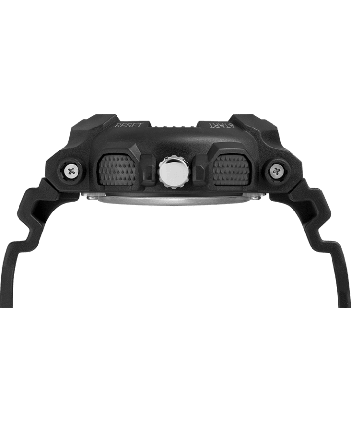 The HQ DGTL™ 50MM Resin Strap Combo Watch Black large