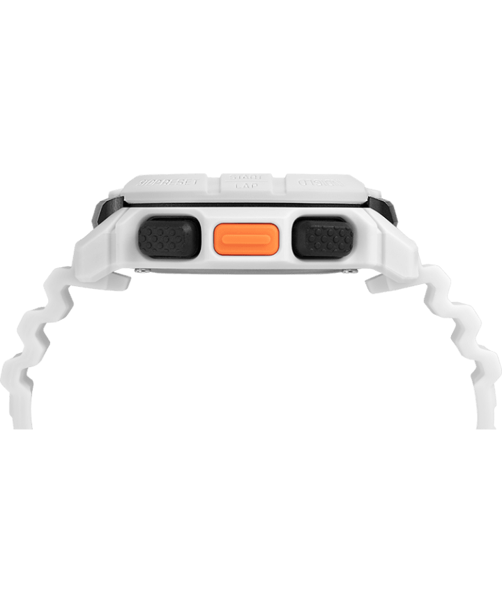 Timex Command™ 47mm Silicone Strap Watch White/Silver-Tone large