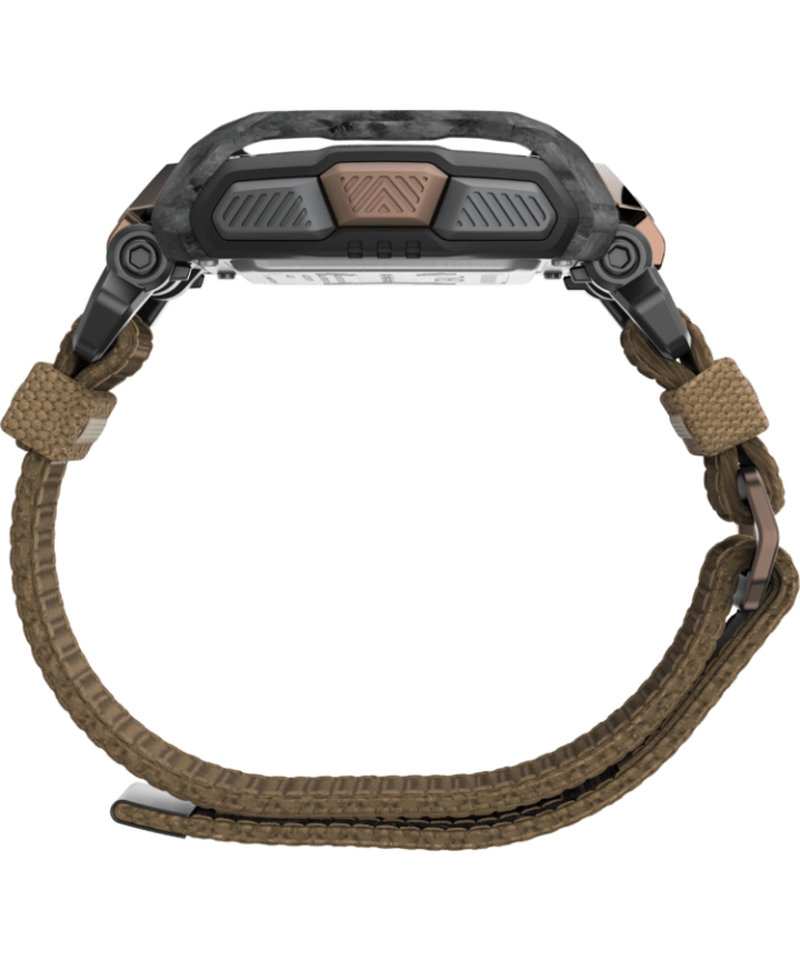 Command™ Shock 54mm Fabric FAST WRAP Watch Black/Brown large